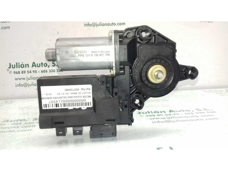 Recambio de motor elevalunas delantero derecho para peugeot 307 break / sw (s1) sw referencia OEM IAM 9637130480 0130821766 
