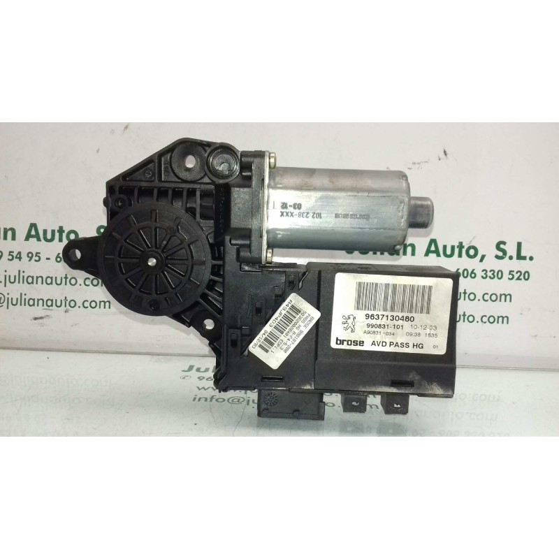 Recambio de motor elevalunas delantero derecho para peugeot 307 break / sw (s1) sw referencia OEM IAM 9637130480 0130821766 