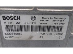 Recambio de centralita motor uce para renault megane i classic (la0) 1.9 dti alize referencia OEM IAM 0281001969 8200059883 7700 2