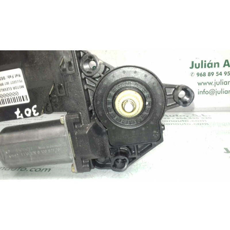 Recambio de motor elevalunas delantero izquierdo para peugeot 307 break / sw (s1) sw referencia OEM IAM 9637130580 0130821767 