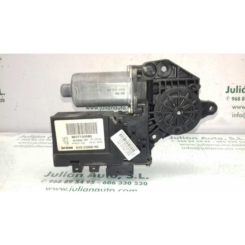 Recambio de motor elevalunas delantero izquierdo para peugeot 307 break / sw (s1) sw referencia OEM IAM 9637130580 0130821767 