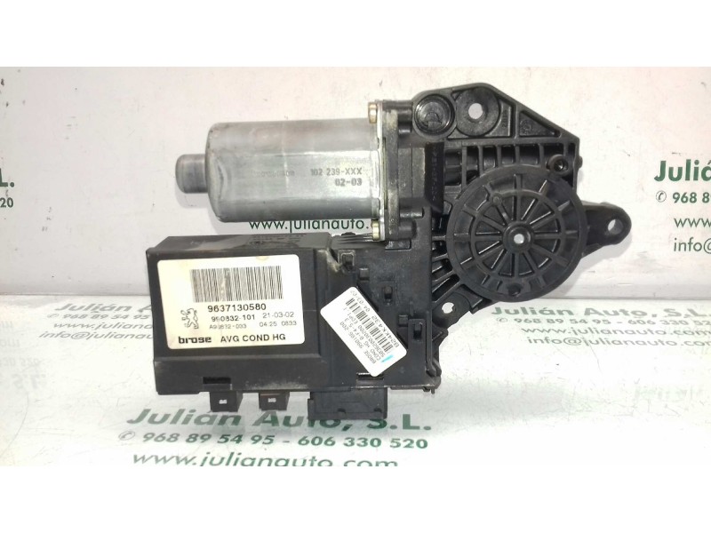 Recambio de motor elevalunas delantero izquierdo para peugeot 307 break / sw (s1) sw referencia OEM IAM 9637130580 0130821767 