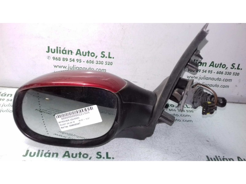 Recambio de retrovisor izquierdo para peugeot 206 sw xs referencia OEM IAM 96480953XT 027003 MANUAL Recambio de retrovisor izquierdo para peugeot 206 sw xs referencia OEM IAM 96480953XT 027003 MANUAL
