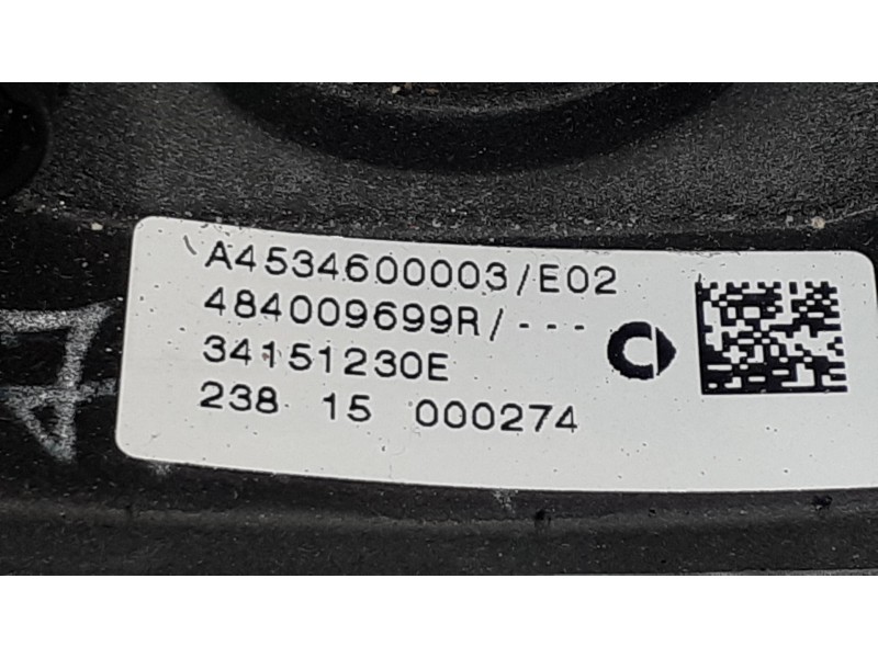 Recambio de volante para smart fortwo coupe basis (52kw) (453.342) referencia OEM IAM A4534600003 484009699R PIEL