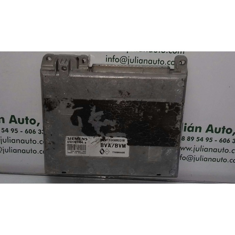 Recambio de centralita motor uce para renault laguna (b56) 2.0 referencia OEM IAM S101727104B HOM7700860316 7700864485