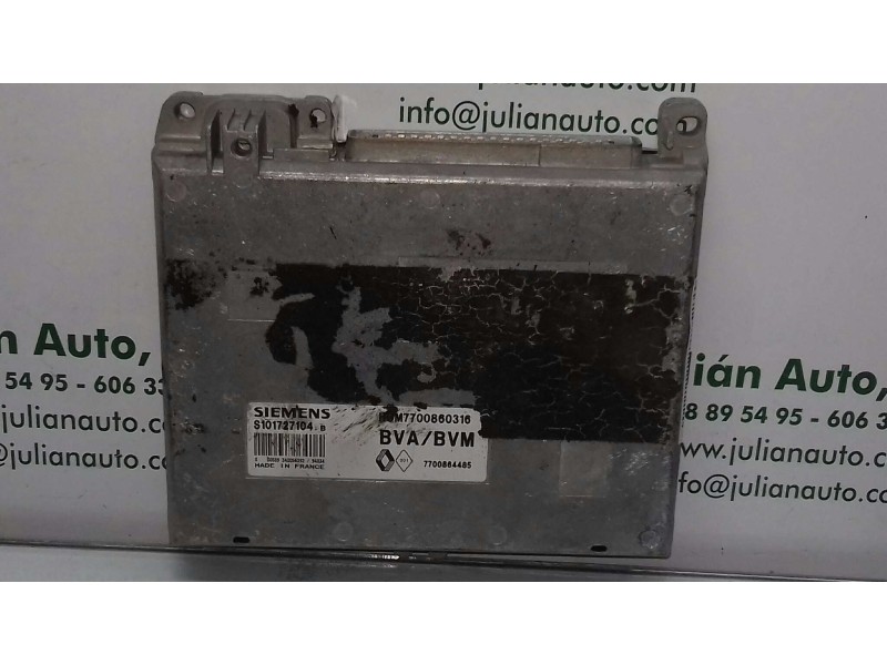 Recambio de centralita motor uce para renault laguna (b56) 2.0 referencia OEM IAM S101727104B HOM7700860316 7700864485
