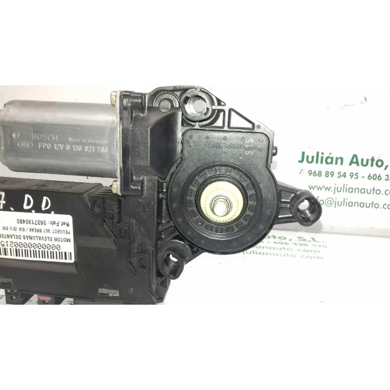 Recambio de motor elevalunas delantero derecho para peugeot 307 break / sw (s1) sw referencia OEM IAM 9637130480 0130821766 