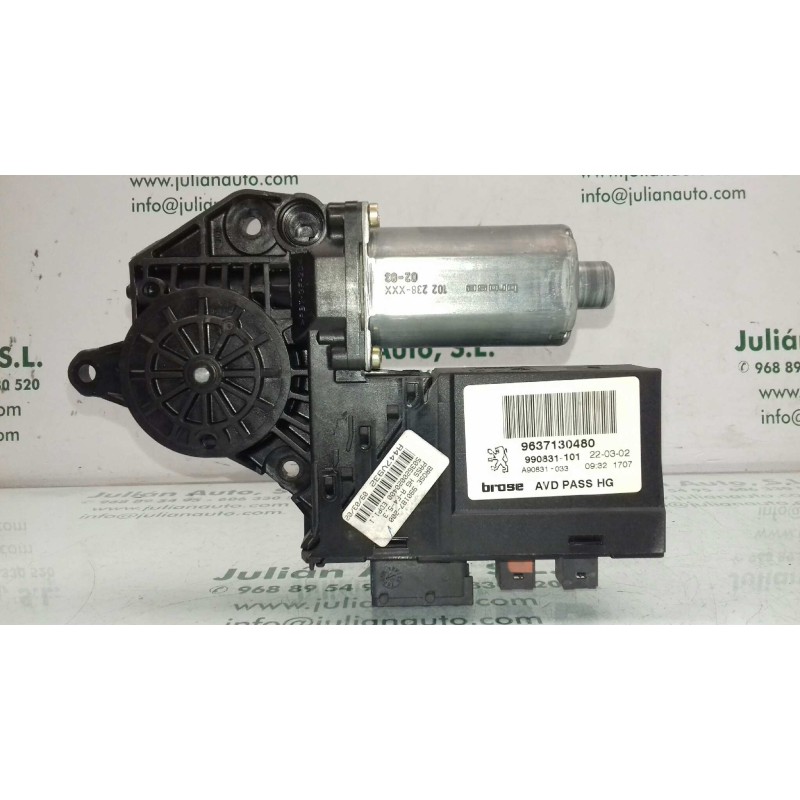 Recambio de motor elevalunas delantero derecho para peugeot 307 break / sw (s1) sw referencia OEM IAM 9637130480 0130821766 