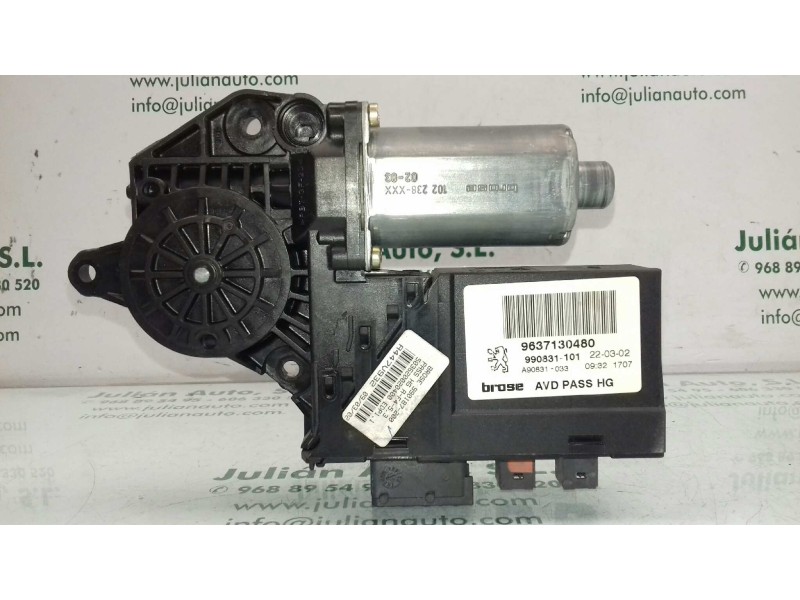 Recambio de motor elevalunas delantero derecho para peugeot 307 break / sw (s1) sw referencia OEM IAM 9637130480 0130821766 