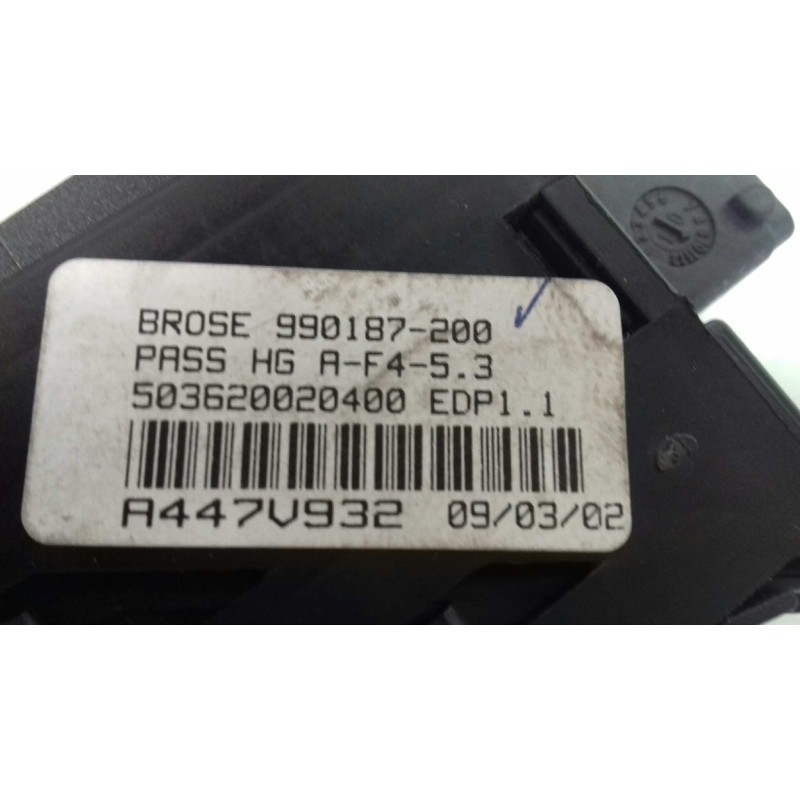 Recambio de motor elevalunas delantero derecho para peugeot 307 break / sw (s1) sw referencia OEM IAM 9637130480 0130821766 