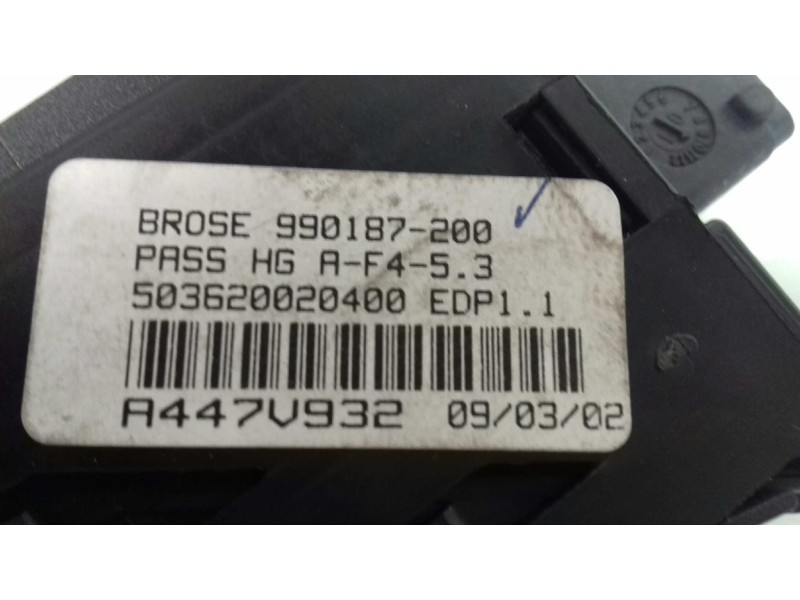 Recambio de motor elevalunas delantero derecho para peugeot 307 break / sw (s1) sw referencia OEM IAM 9637130480 0130821766 