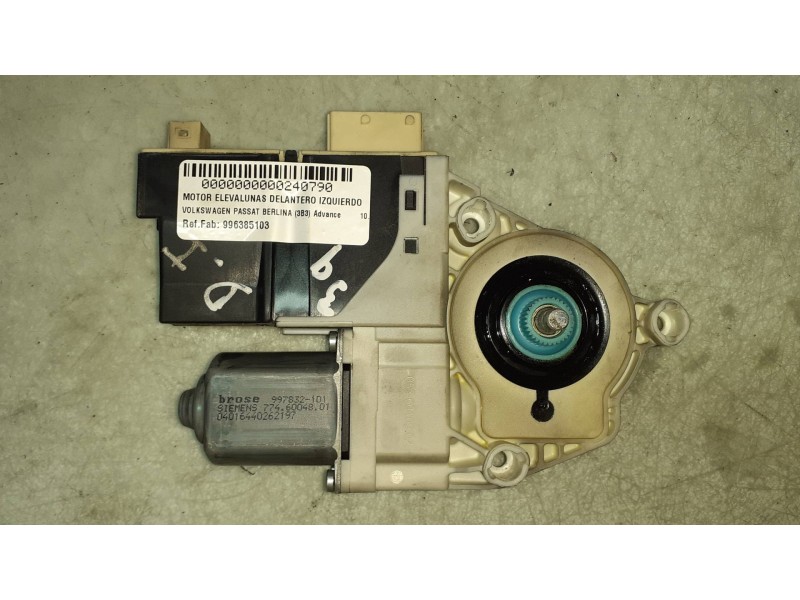 Recambio de motor elevalunas delantero izquierdo para peugeot 307 berlina (s2) xs referencia OEM IAM 996385103 997832101 7746004
