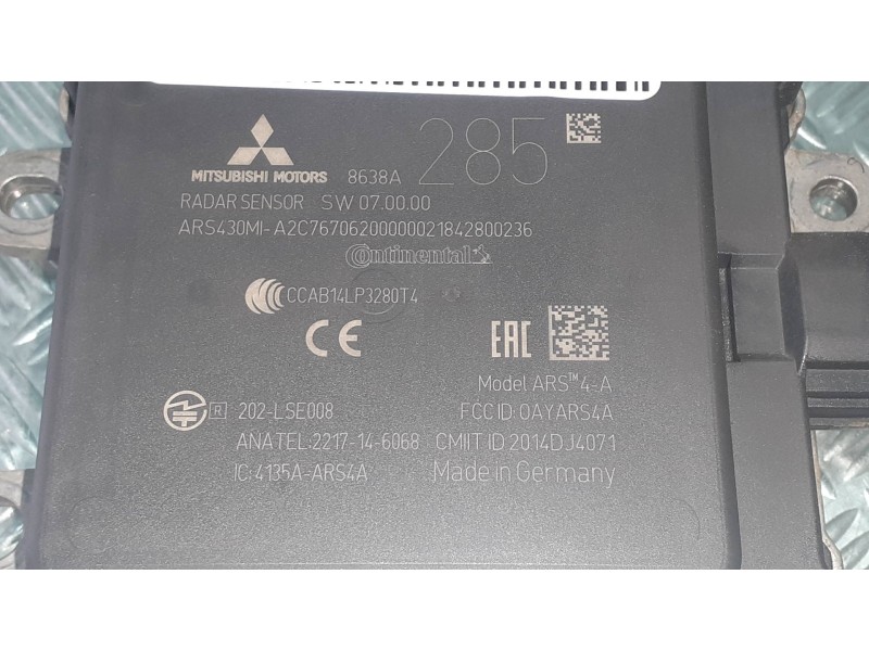 Recambio de modulo electronico para mitsubishi eclipse cross top 4wd referencia OEM IAM 8638A285 SW070000 SENSOR RADAR
