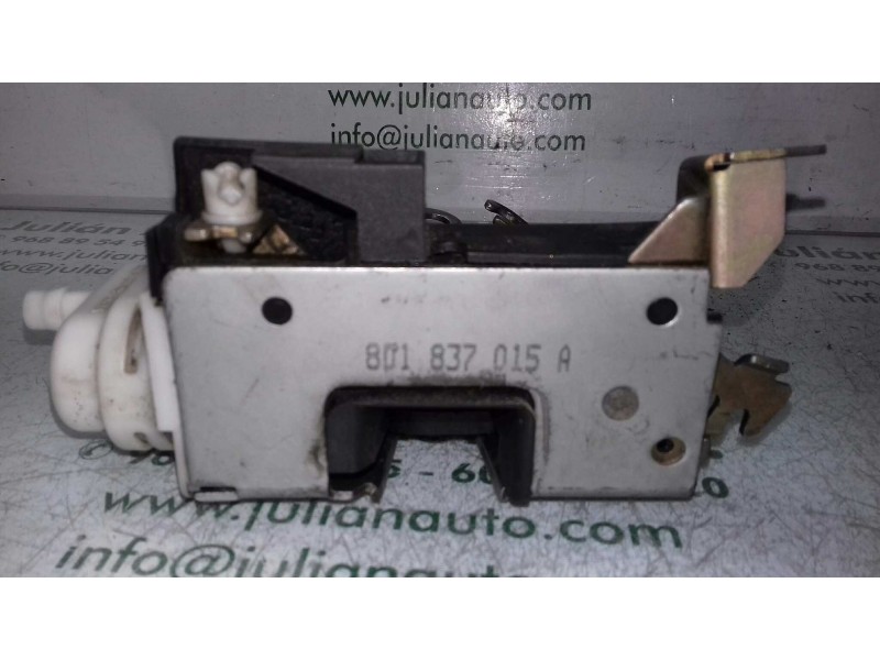 Recambio de cerradura puerta delantera izquierda para audi a8 (d2) referencia OEM IAM 8D1837015A  5 PINES