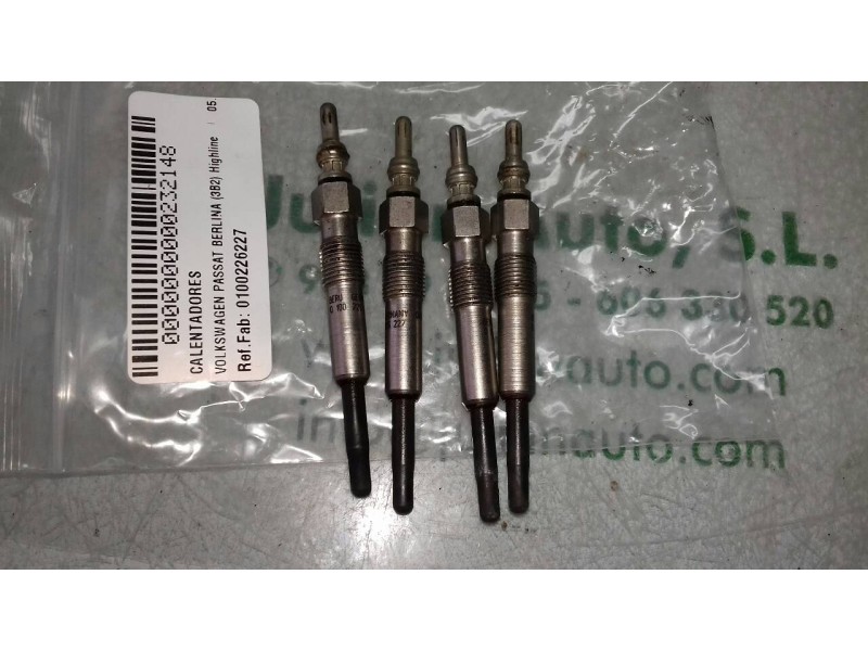 Recambio de calentadores para volkswagen passat berlina (3b2) highline referencia OEM IAM 0100226227  BERU