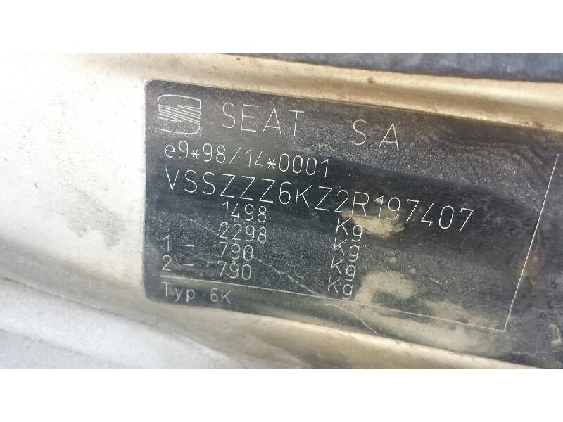 seat cordoba berlina (6k2) del año 2002