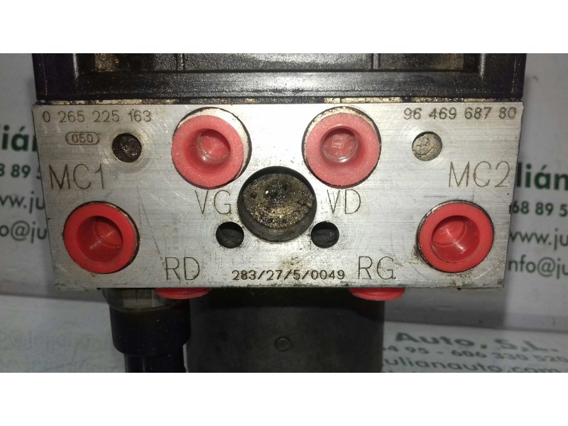 Recambio de abs para peugeot 307 break / sw (s1) sw referencia OEM IAM 0265225163 9646968780 0265950074