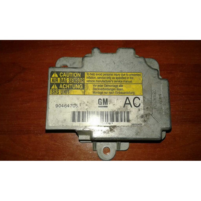 Recambio de centralita airbag para opel vectra b berlina básico (1999) referencia OEM IAM 90464705 70552751FMK 