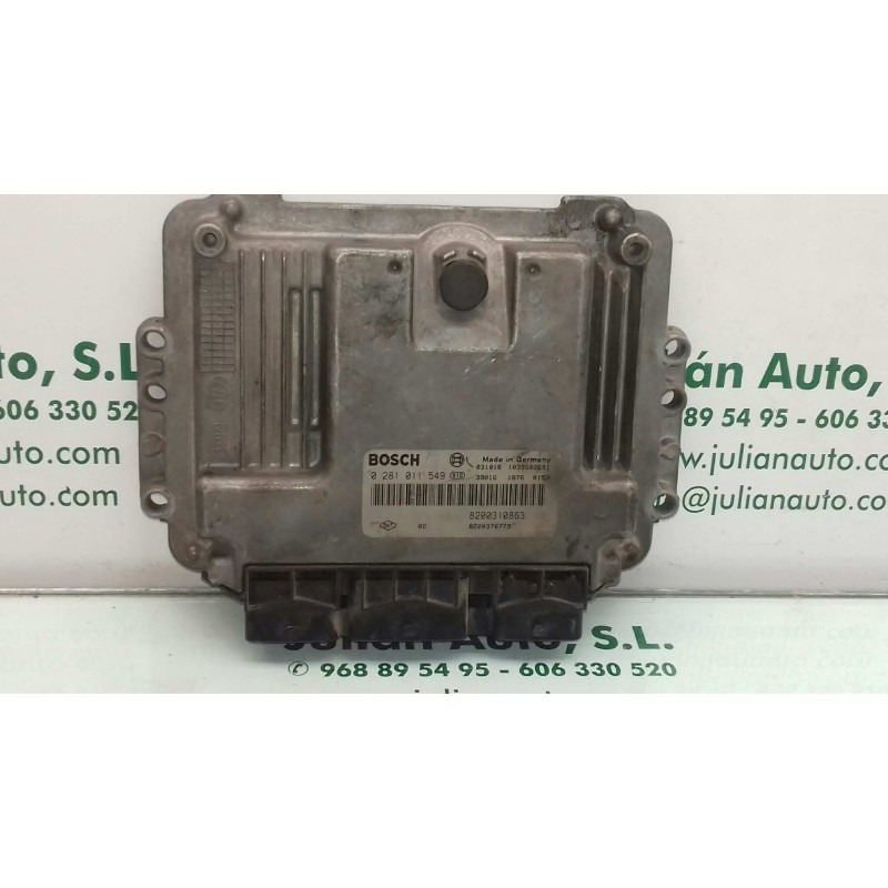 Recambio de centralita motor uce para renault scenic ii authentique referencia OEM IAM 0281011549 8200310863 8200370779