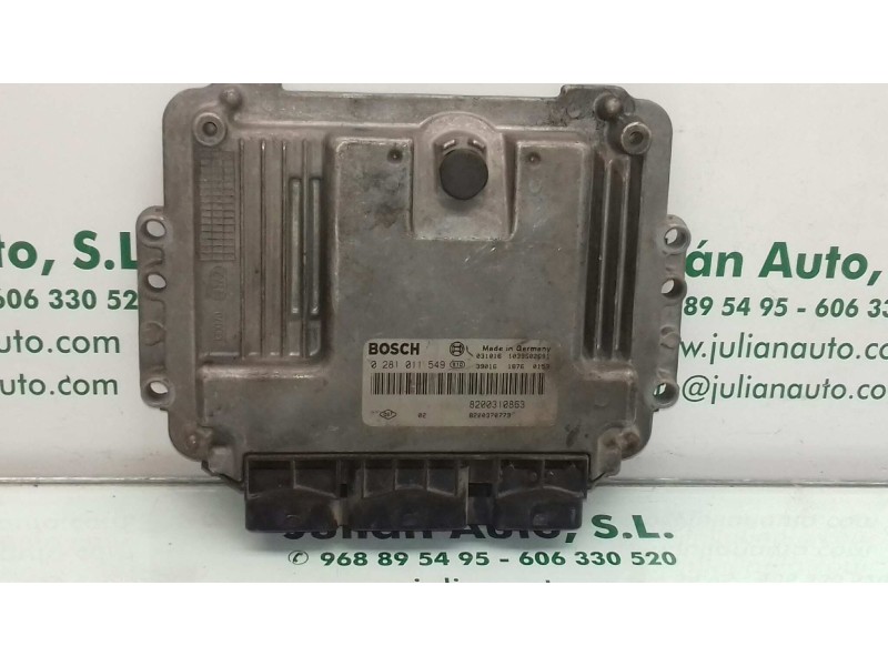 Recambio de centralita motor uce para renault scenic ii authentique referencia OEM IAM 0281011549 8200310863 8200370779