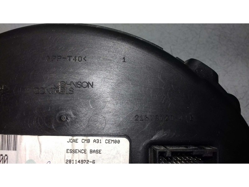 Recambio de cuadro instrumentos para citroen c3 1.1 furio referencia OEM IAM P9660225780D02 216787204E JOHNSON CONTROLS