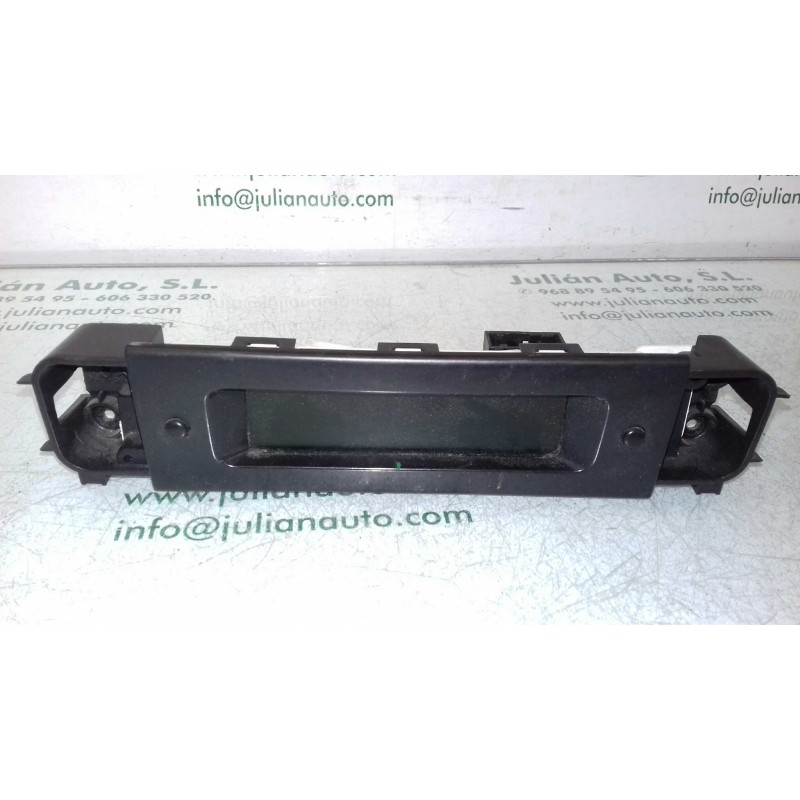 Recambio de pantalla multifuncion para peugeot 406 berlina (s1/s2) sr pack referencia OEM IAM 9644230277 9644230277B01 SAGEM