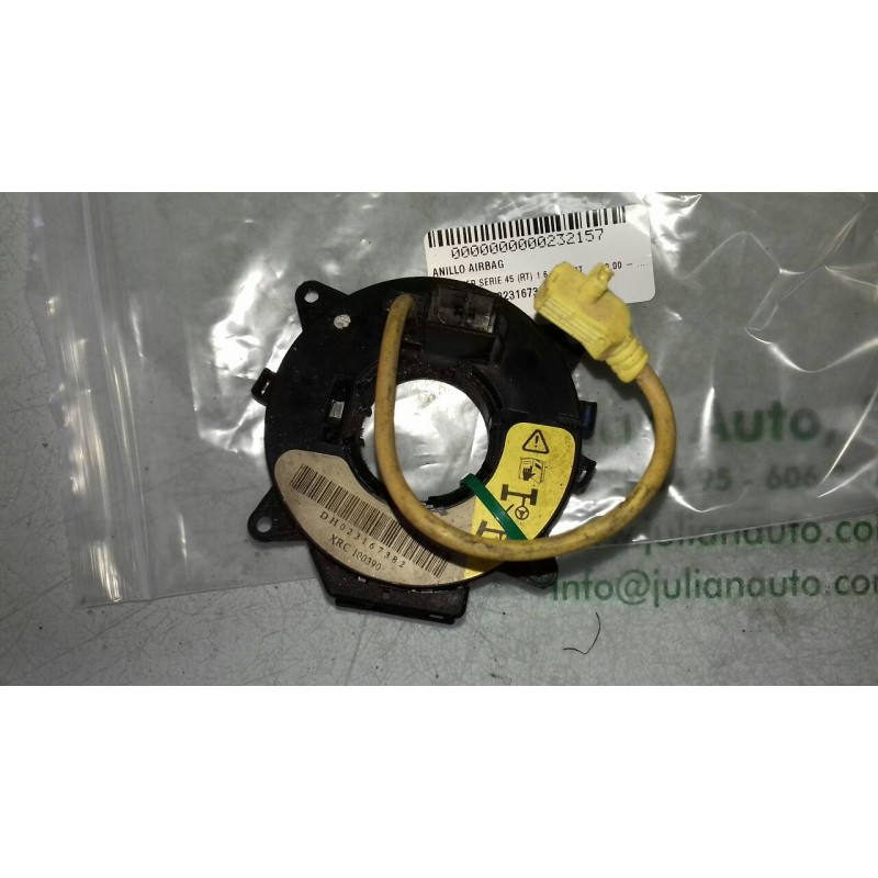 Recambio de anillo airbag para mg rover serie 45 (rt) 1.6 16v cat referencia OEM IAM DH023167382 54354140 54354139