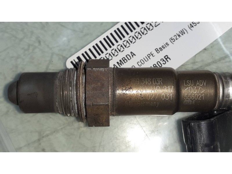 Recambio de sonda lambda para smart fortwo coupe basis (52kw) (453.342) referencia OEM IAM 226934803R H8201140217 0258027031
