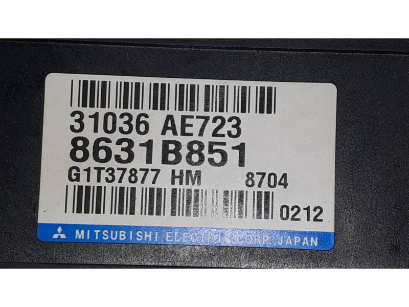 Recambio de modulo electronico para mitsubishi eclipse cross top 4wd referencia OEM IAM 8631B851 31036AE723 G1T37877