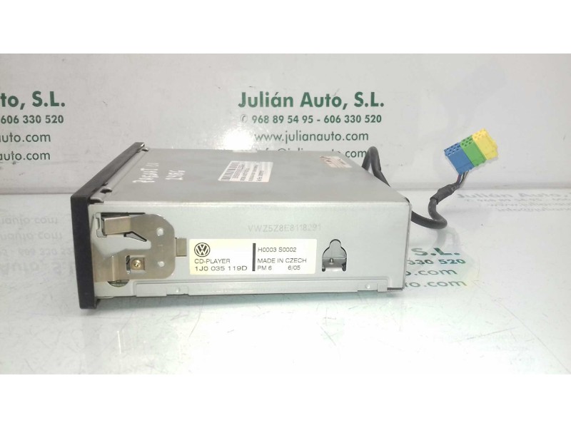 Recambio de sistema audio / radio cd para volkswagen passat variant (3b6) básico referencia OEM IAM 1J0035119D  