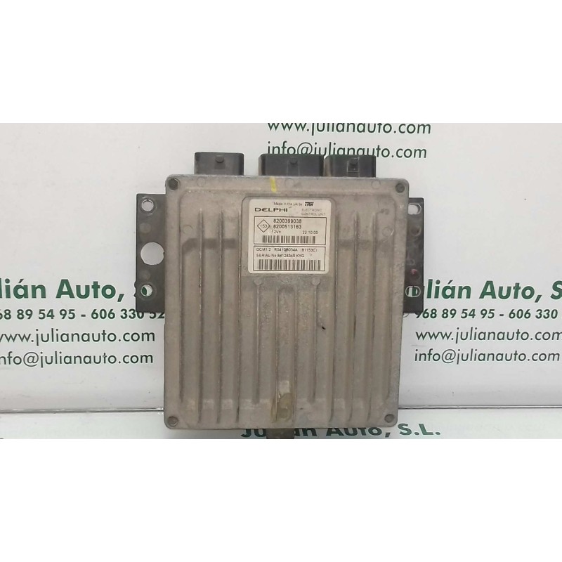 Recambio de centralita motor uce para renault clio iii confort expression referencia OEM IAM 8200399038 8200513163 DELPHI