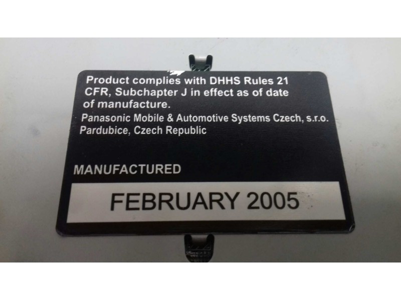 Recambio de sistema audio / radio cd para volkswagen passat variant (3b6) básico referencia OEM IAM 1J0035119D  