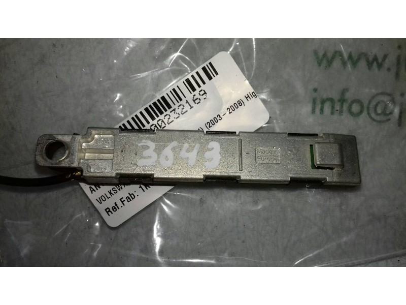 Recambio de antena para volkswagen golf v berlina (1k1) highline referencia OEM IAM 1K6035577R 7617310014 BLAUPUNKT