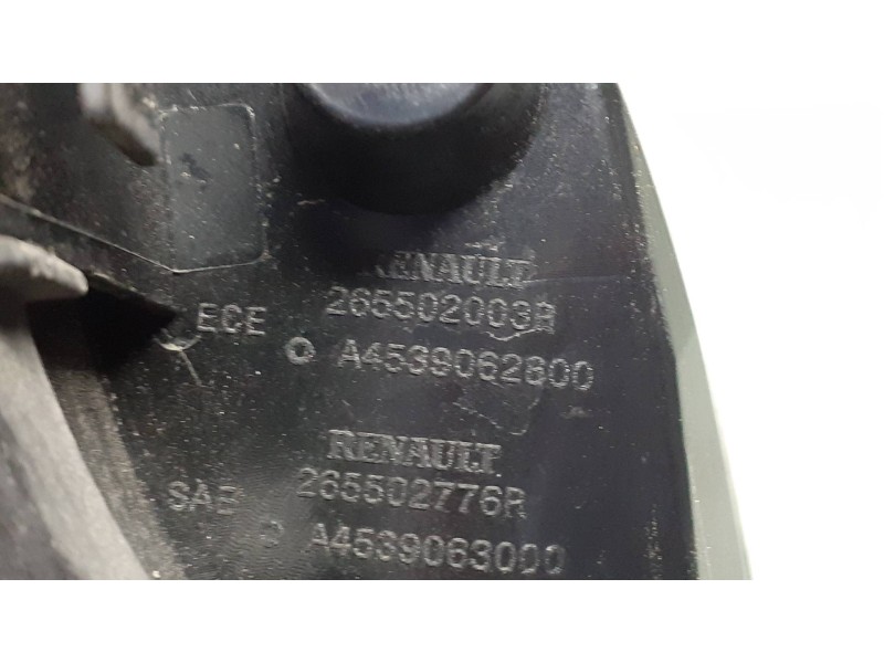 Recambio de piloto trasero derecho para smart fortwo coupe basis (52kw) (453.342) referencia OEM IAM A4539062800 265502776R 