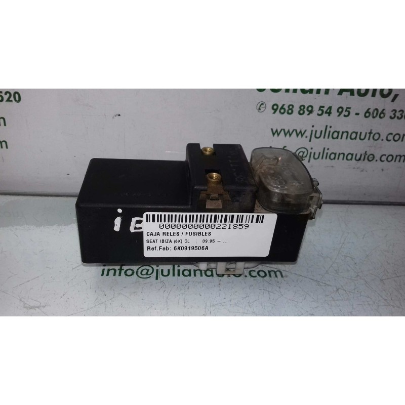 Recambio de caja reles / fusibles para seat ibiza (6k) cl referencia OEM IAM 6K0919506A  