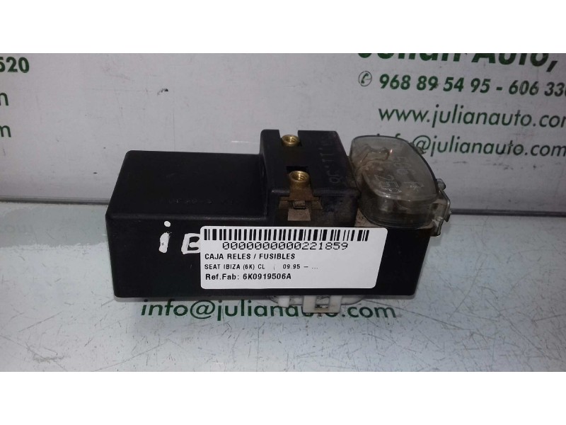 Recambio de caja reles / fusibles para seat ibiza (6k) cl referencia OEM IAM 6K0919506A  