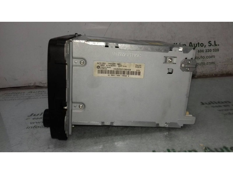 Recambio de sistema audio / radio cd para volkswagen golf v berlina (1k1) highline referencia OEM IAM 1K0035186L VWZ2Z2D1090428 