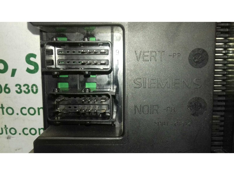 Recambio de caja reles / fusibles para peugeot 206 berlina xn referencia OEM IAM 9626460880 BSI B2 SIEMENS