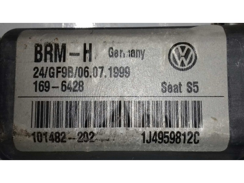 Recambio de motor elevalunas trasero derecho para seat toledo (1m2) select referencia OEM IAM 1J4959812C 101482202 