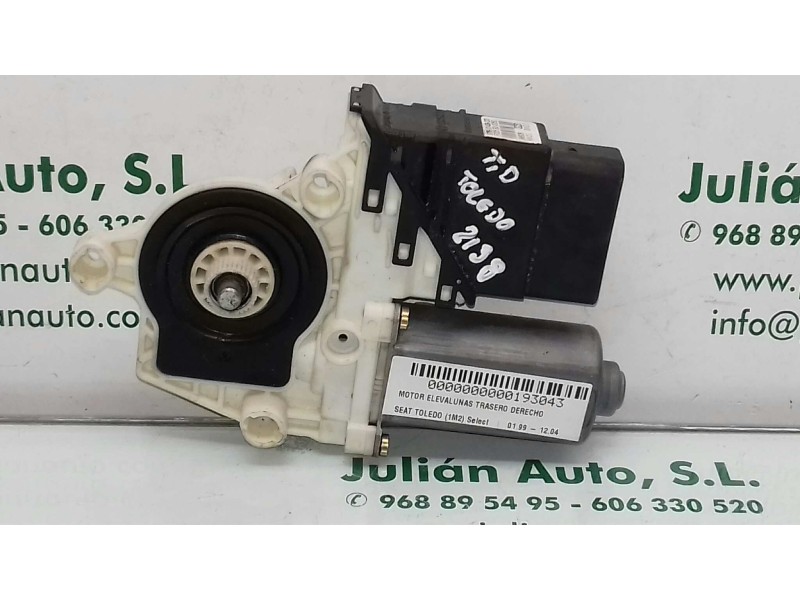 Recambio de motor elevalunas trasero derecho para seat toledo (1m2) select referencia OEM IAM 1J4959812C 101482202 