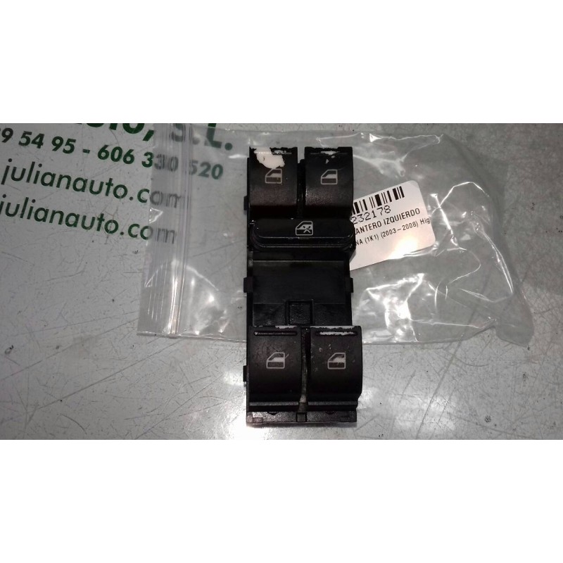 Recambio de mando elevalunas delantero izquierdo para volkswagen golf v berlina (1k1) highline referencia OEM IAM 1K4959857 NEGR