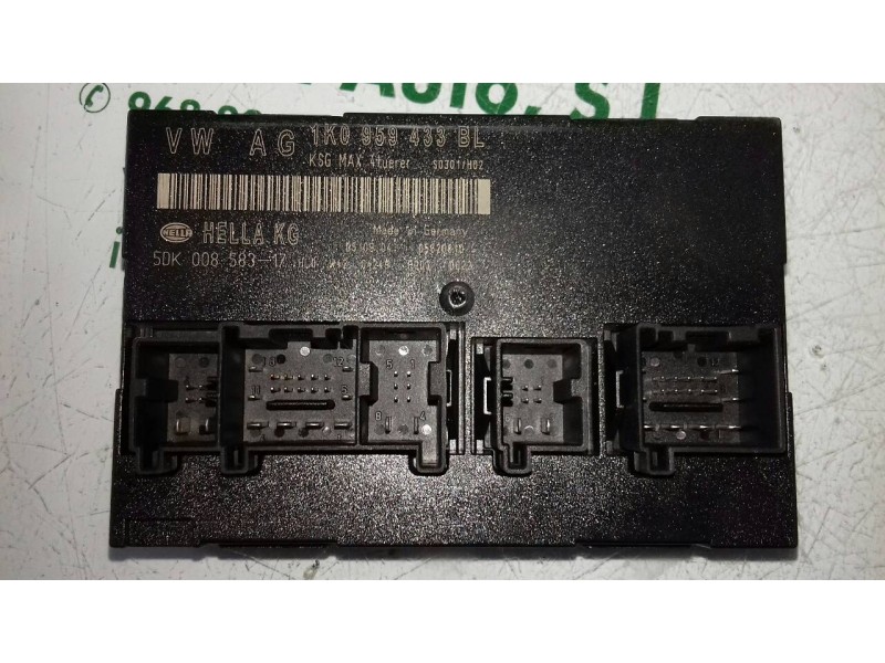 Recambio de modulo confort para volkswagen golf v berlina (1k1) highline referencia OEM IAM 1K0959433BL 5DK00858317 HELLA