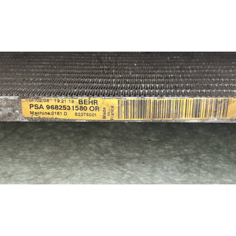 Recambio de condensador / radiador aire acondicionado para peugeot 308 1.6 16v referencia OEM IAM 9682531580  BEHR