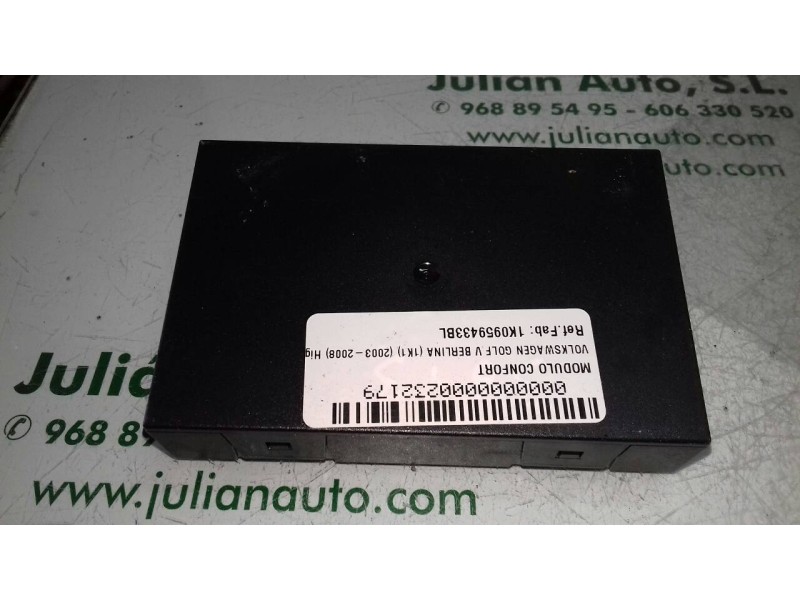 Recambio de modulo confort para volkswagen golf v berlina (1k1) highline referencia OEM IAM 1K0959433BL 5DK00858317 HELLA