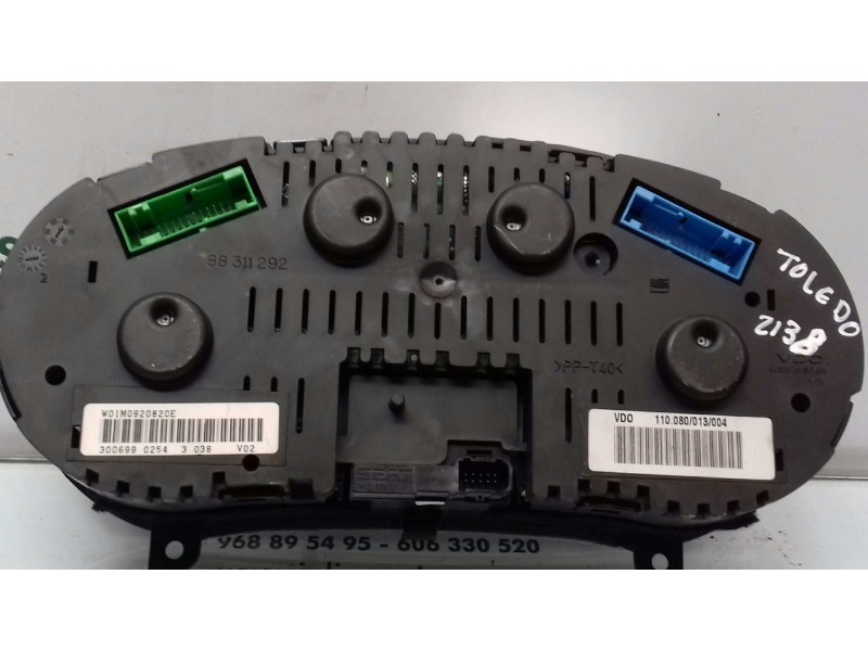 Recambio de centralita motor uce para seat toledo (1m2) select referencia OEM IAM 038906012T 0281010060 KIT BOSCH