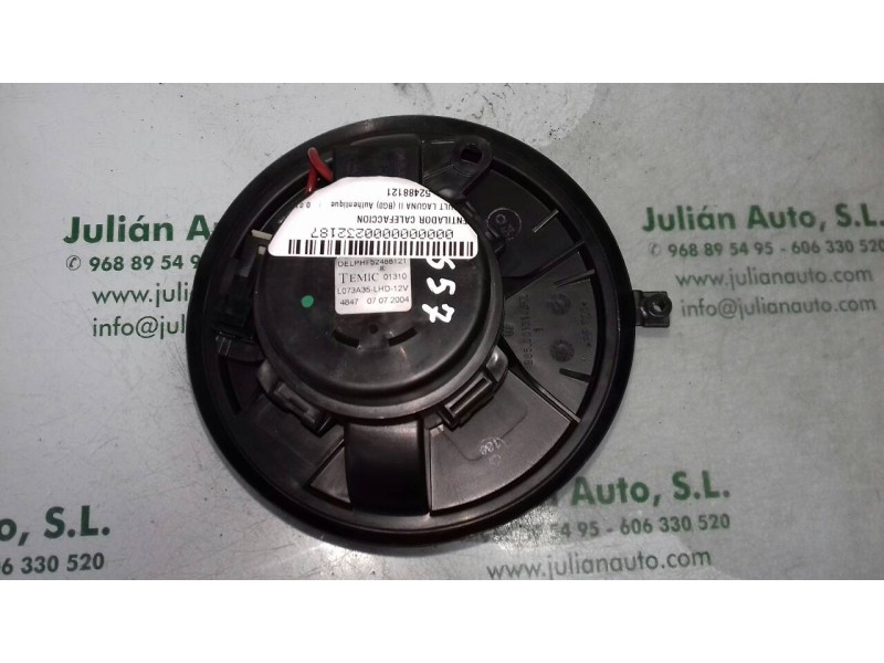 Recambio de ventilador calefaccion para renault laguna ii (bg0) authentique referencia OEM IAM 52488121  