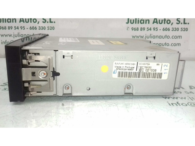 Recambio de sistema audio / radio cd para peugeot 307 break / sw (s1) sw referencia OEM IAM 96469053XT  BLAUPUNKT