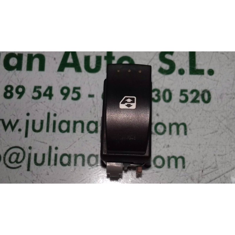 Recambio de mando elevalunas delantero derecho para renault laguna ii (bg0) authentique referencia OEM IAM 220507A MARRON 3+3 PI