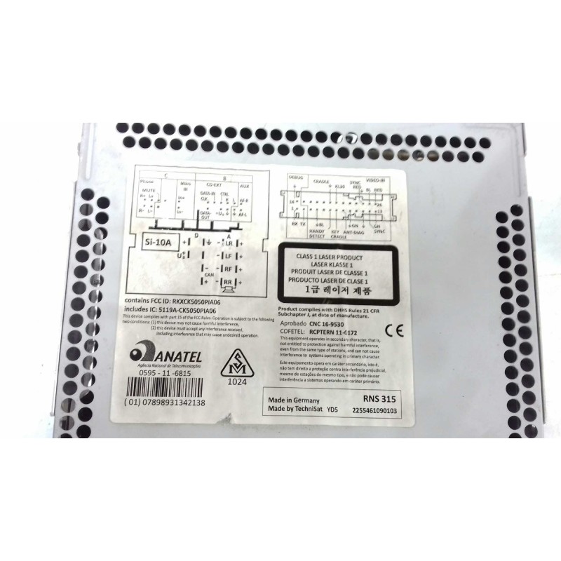 Recambio de sistema audio / radio cd para volkswagen passat variant (365) edition bluemotion referencia OEM IAM 3C8035279 3C8035