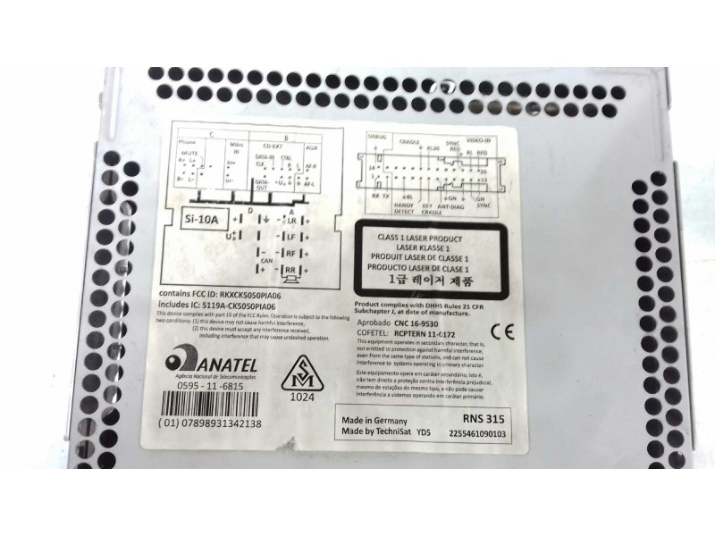 Recambio de sistema audio / radio cd para volkswagen passat variant (365) edition bluemotion referencia OEM IAM 3C8035279 3C8035